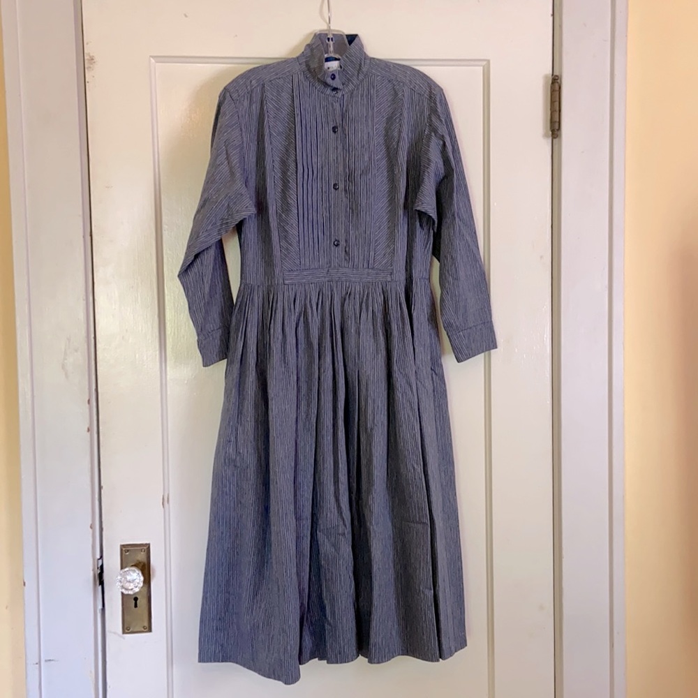 Vintage KENZO X Neiman Marcus blue prairie dress!